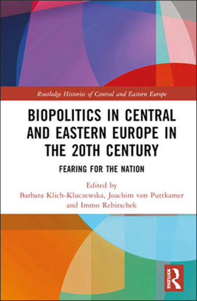 the cover of the Book "Biopolitics in Central and Eastern Europe in the 20th Century
