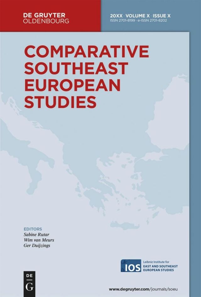 das Cover der Ausgabe 1/23 der Zeitschrift "Comparative Southeast European Studies"